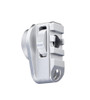 MCS Aluminum Bufferless Stock Adapter Picatinny Rail End Cap and QR Hole - Silver 