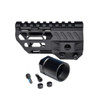 MCS 4.2" .223/5.56  M-LOK Free Float Handguard with Shark Forend - Partial Top Rail 
