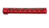 MCS AR-15 15″ Free Float M-LOK Handguard - Delta Red 