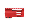 MCS AR-15 5.56 NATO 5'' PISTOL KIT - SIDE CUT BILLET UPPER WITH 4'' HANDGUARD - CERAKOTE V2 CAMO RED 