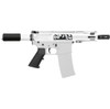 MCS AR-15 5.56 NATO 5'' PISTOL KIT - SIDE CUT BILLET UPPER WITH 4'' HANDGUARD - CERAKOTE CAMO WHI 