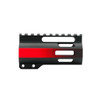 MCS AR-15 5.56 NATO 5'' MICRO PISTOL KIT - SIDE CUT BILLET UPPER WITH 4'' HANDGUARD - CERAKOTE RED 