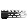 MCS AR-15 5.56 NATO 7.5'' PISTOL UPPER - SIDE CUT BILLET UPPER WITH 7'' HANDGUARD - CERAKOTE GRADIENT WHITE 