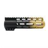 MCS AR-15 5.56 NATO 7.5'' PISTOL KIT - SIDE CUT BILLET UPPER WITH 7'' HANDGUARD - CERAKOTE GRADIENT GOLD 