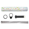 MCS AR-15 5.56 NATO 5'' PISTOL KIT - FORGED UPPER WITH 4'' HANDGUARD - CERAKOTE SPLATTER - ZOMBIE GREEN 
