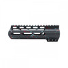MCS AR-15 MLOK 7" Free Float Handguard with "D" Cut - Base Sniper Gray - Pattern - Red - Pink - Robins Egg - Cerakote Splatter 