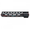 MCS AR-15 MLOK 10" Free Float Handguard with "D" Cut - Base Sniper Gray - Pattern - Red - Pink - Robins Egg - Cerakote Splatter 