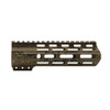 MCS AR-15 M-LOK 7" ANGLE CUT CLAMP ON HANDGUARD - BASE FDE - PATTERN - BBR - ODG - GOLD - CERAKOTE SPLATTER 