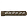 MCS AR-15 M-LOK 12" ANGLE CUT CLAMP ON HANDGUARD - BASE FDE - PATTERN - BBR - ODG - GOLD - CERAKOTE SPLATTER 