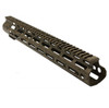 MCS AR-15 M-LOK 15" ANGLE CUT CLAMP ON HANDGUARD - BASE FDE - PATTERN - BBR - ODG - GOLD - CERAKOTE SPLATTER 