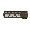 MCS AR-15 5.56 NATO 7.5'' PISTOL KIT - BILLET UPPER WITH 7" Angle Cut Clamp on M-Lok Handguard - CERAKOTE FDE SPLATTER 