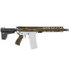 MCS AR-15 5.56 NATO 10.5'' PISTOL KIT - BILLET UPPER WITH 10" Angle Cut Clamp on M-Lok Handguard - CERAKOTE FDE SPLATTER 