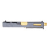MCS 9MM COMPLETE SLIDE KIT 'GOLD STRIKE - SUPPRESSOR READY' - GLOCK 19 GEN 1-3 COMPATIBLE 