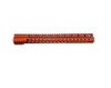 MCS AR-15 Red Anodized Free Float Keymod Handguard - 16.5 Inch 
