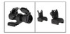 MCS RED DOT + FLIP UP SIGHT COMBO: STEALTH SIGHT 1X30 + QF BUIS FRONT AND REAR IRON SIGHT COMBO 
