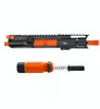 MCS AR-15 5" 5.56 NATO UPPER ASSEMBLY WITH SHORT BUFFER SYSTEM - CERAKOTE ORANGE 