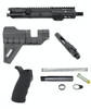 MCS AR-15 Breach 5" Build Kit - Built Upper - Brace - BCG - Grip - Pistol Buffer Kit - Black 