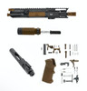 MCS Micro 5" AR15 Complete Build Kit With Short Buffer System - CEARKOTE BRONZE 