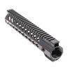 MCS AR-15 10" Super Slim Light Keymod Free Float Handguard w/Steel Barrel Nut & Top Rail 