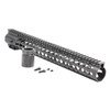 MCS AR-15 Super Slim Light Keymod 15" Free Float Handguard w/Steel Barrel Nut & Top Rail 