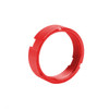 MCS AR-15 Buffer Castle Nut Cerakote - Red 