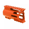MCS AR-15 4" Combat Modular M-Lok Handguard "C" Cut - CERAKOTE Orange 