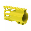 MCS AR-15 4" Combat Modular M-Lok Handguard "C" Cut - CERAKOTE Lemon Zest 