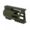 MCS AR-15 4" Combat Modular M-Lok Handguard "C" Cut - CERAKOTE OD Green 