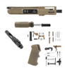 MCS Spooky Micro 5" AR15 Complete Build Kit With Short Buffer System - CEARKOTE FDE 