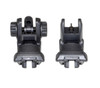 MCS Polymer Front and Rear Flip Up Back Up Sight Set 