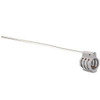 MCS AR-15/AR-10 .750 Low Profile "CAGED" Staniless Steel Gas Block - USA Made - Mid Length Stainless Gas Tube - Assembled 
