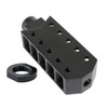 MCS AR-15/.223/5.56 Barrett Style "Tanker" Extended Length Muzzle Brake with Jam Nut 