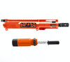MCS AR-15 5.56 NATO CAMO 5'' SLICK SIDE PISTOL UPPER - FORGED UPPER WITH 3.5 SHORT BUFFER SYSTEM - CERAKOTE ORANGE 