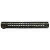 MCS AR-15 Keymod 16" Extra Long Free Float Handguard - Base Black - Pattern - Gold - Cerakote Splatter 