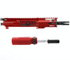 MCS AR-15 5.56 NATO CAMO 5'' V3 PISTOL UPPER - FORGED UPPER WITH 3.5 SHORT BUFFER SYSTEM - CERAKOTE RED 
