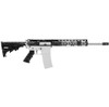 MCS AR-15 SPLATTER BLACK W/ SILVER 5.56 NATO 16'' CARBINE KIT - FORGED UPPER WITH 10" HANDGUARD - SILVER PARTS - CERAKOTE 
