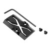 MCS RMR Cover Plate for Glock 17/19/26 V2 - Black 