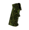 MCS AR-15 STANDARD A2 PISTOL GRIP - BASE OD GREEN - PATTERN - HIGHLAND GREEN - ZOMBIE GREEN - LEMON ZEST - CERAKOTE SPLATTER 