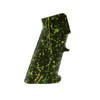 MCS AR-15 STANDARD A2 PISTOL GRIP - BASE OD GREEN - PATTERN - HIGHLAND GREEN - ZOMBIE GREEN - LEMON ZEST - CERAKOTE SPLATTER 