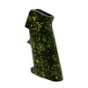 MCS AR-15 STANDARD A2 PISTOL GRIP - BASE OD GREEN - PATTERN - HIGHLAND GREEN - ZOMBIE GREEN - LEMON ZEST - CERAKOTE SPLATTER 
