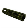 MCS AR-15 10" Mid Length Free Float Quad Rail - Base OD Green - Pattern - Highland Green - Lemon Zest - Zombie Green - Cerakote Splatter 