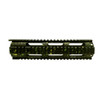 MCS AR-15 10" Mid Length Free Float Quad Rail - Base OD Green - Pattern - Highland Green - Lemon Zest - Zombie Green - Cerakote Splatter 