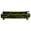 MCS AR-15 Mil-Spec Upper Receiver - Base OD Green - Pattern - Zombie Green - Highland Green - Lemon Zest - Made in U.S.A - Cerakote Splatter 