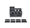 MCS AR-15 FSP Tri Rail Barrel Mount w/ Spacers - Black 