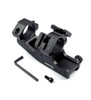 MCS 1" High Profile Cantilever Scope Mount with Dual 45 Degree Top Mini Rail Mounts 