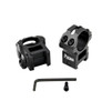 MCS 1” Quick Release High Profile Scope Rings for Picatinny Rails 
