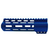 MCS AR-15 M-Lok Super Slim Light Free Float Handguard - MADE IN USA - Cerakote Blue Flame - Options Available 