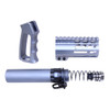 MCS AR-15 Micro Pistol Furniture Set USA Made - Anodized Grey 