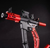 MCS AR-15 Micro Pistol Furniture Set USA Made - Anodized Red 