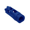 MCS AR-15/.223/5.56 Custom Ported Muzzle Brake - Cerakote Blue Flame 